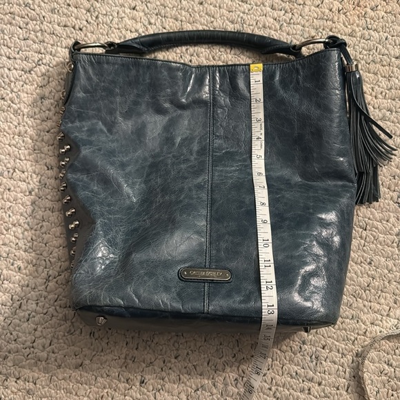 Cynthia Rowley Studded Leather Hobo - Picture 10 of 12